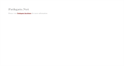 Desktop Screenshot of pathgate.net